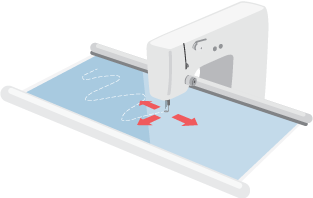 Q'nique free motion quilting