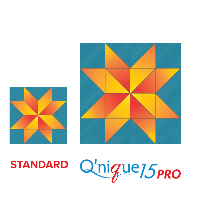 Q'nique larger quilting blocks