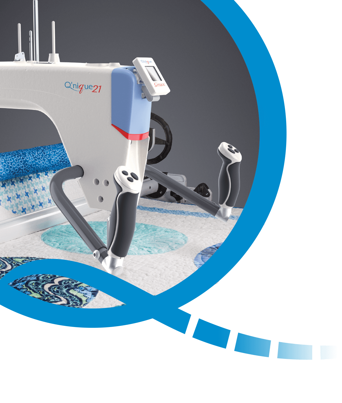 Q'nique 21 longarm quilting machine