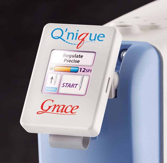 qnique quilting machine screen