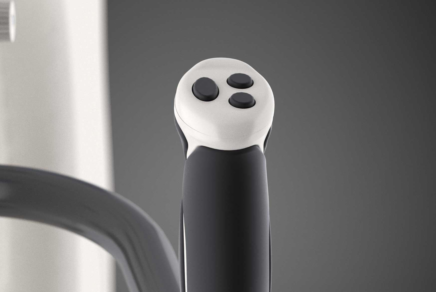 Long Arm Quilting machine handle buttons